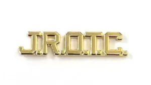 Insignia J.R.O.T.C. Letters, Bright Gold