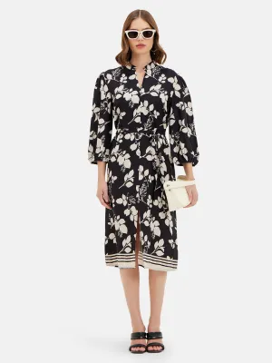 JADE PRINTED MIDI DRESS