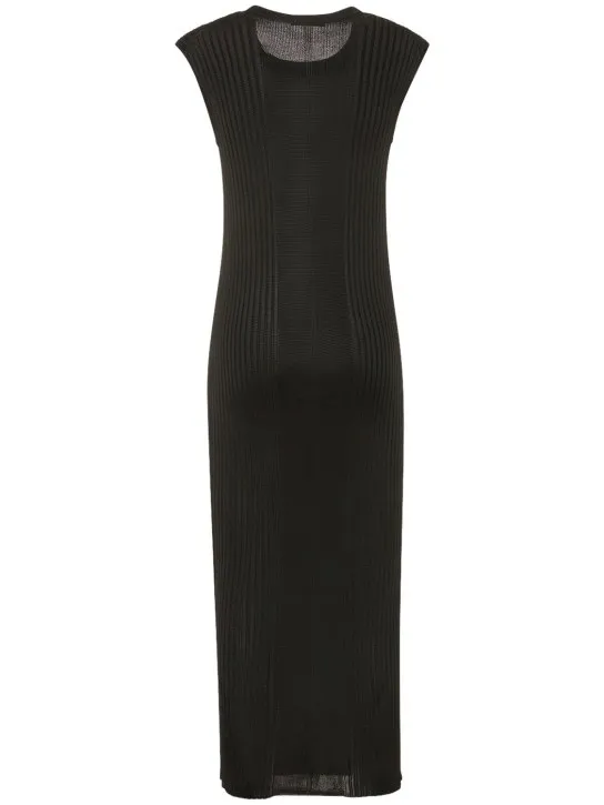 Jil Sander   Sleeveless jersey midi dress 