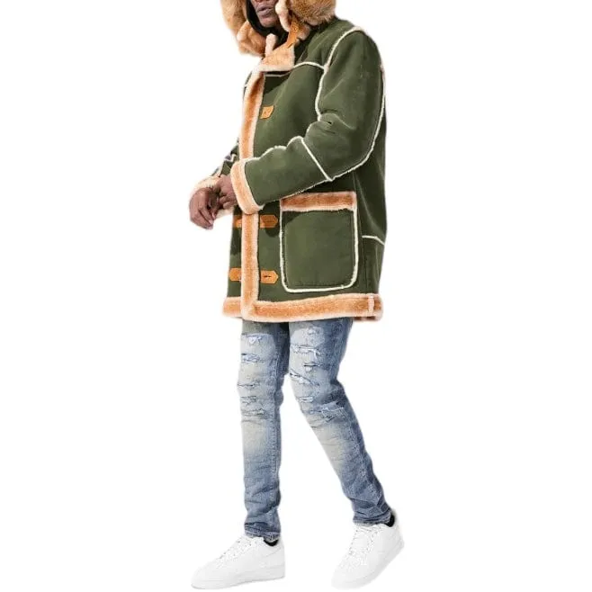 Jordan Craig Denali Shearling Jacket (Olive) 91620