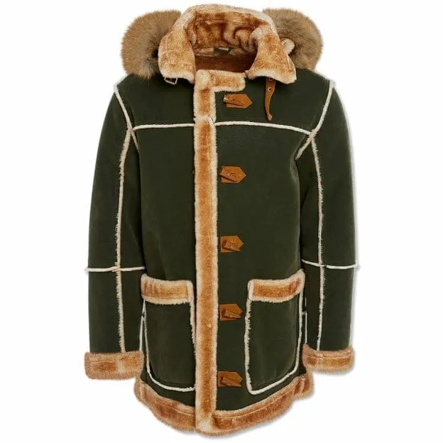 Jordan Craig Denali Shearling Jacket (Olive) 91620