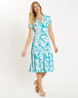 Jude Connally Libby Dress - Birds And Butterflies White