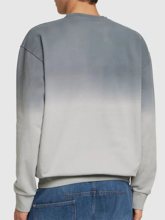 JW Anderson   Logo embroidery cotton sweatshirt 