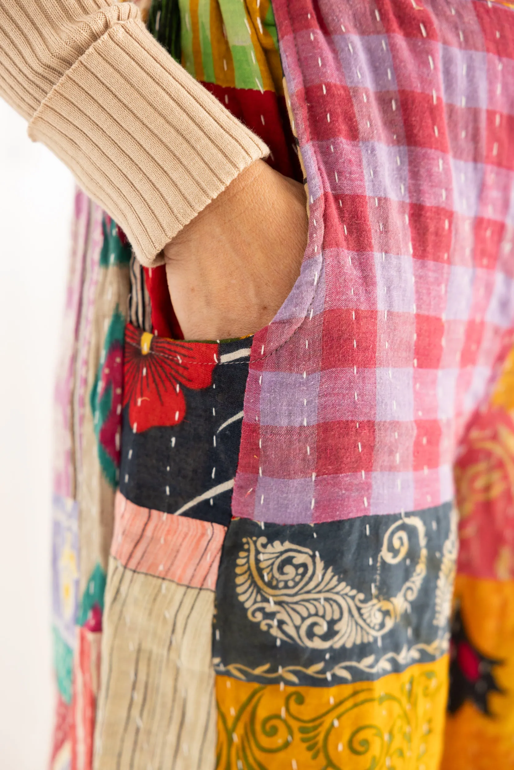 Kantha Sunrise Patchwork Pant