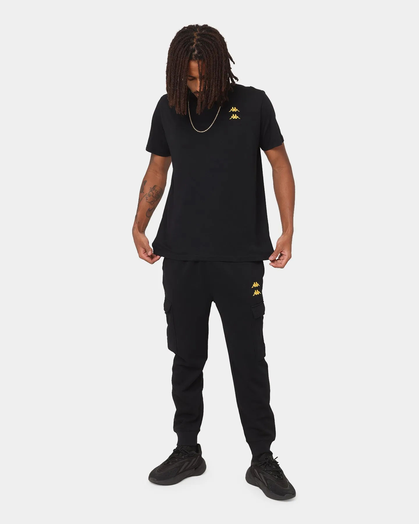 KAPPA Authentic Drake Track Pants Black/Gold