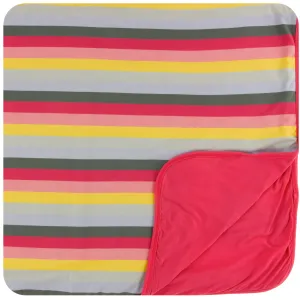 KicKee Pants Biology Stripe Toddler Blanket