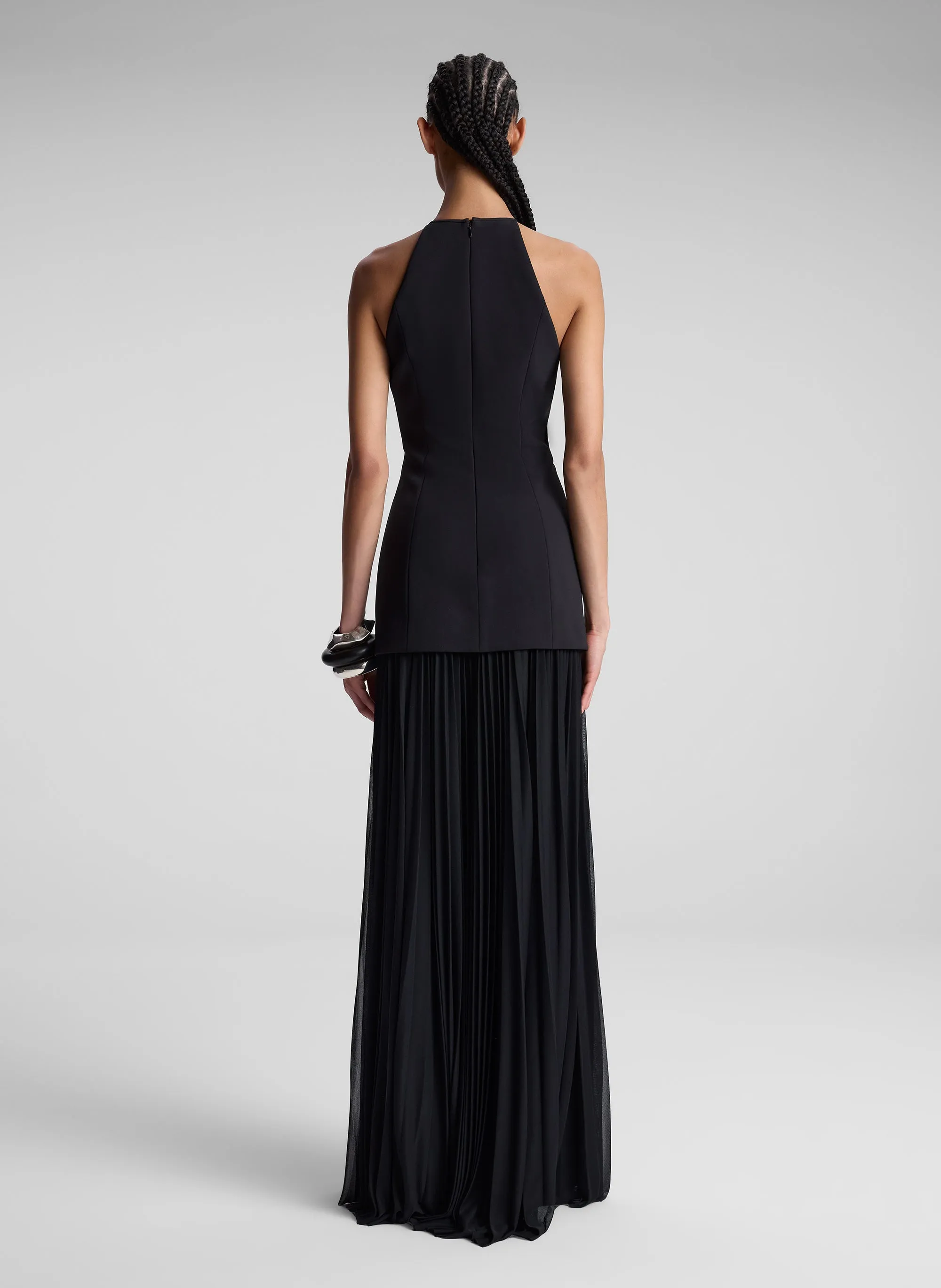 Lana Pleated Maxi Dress