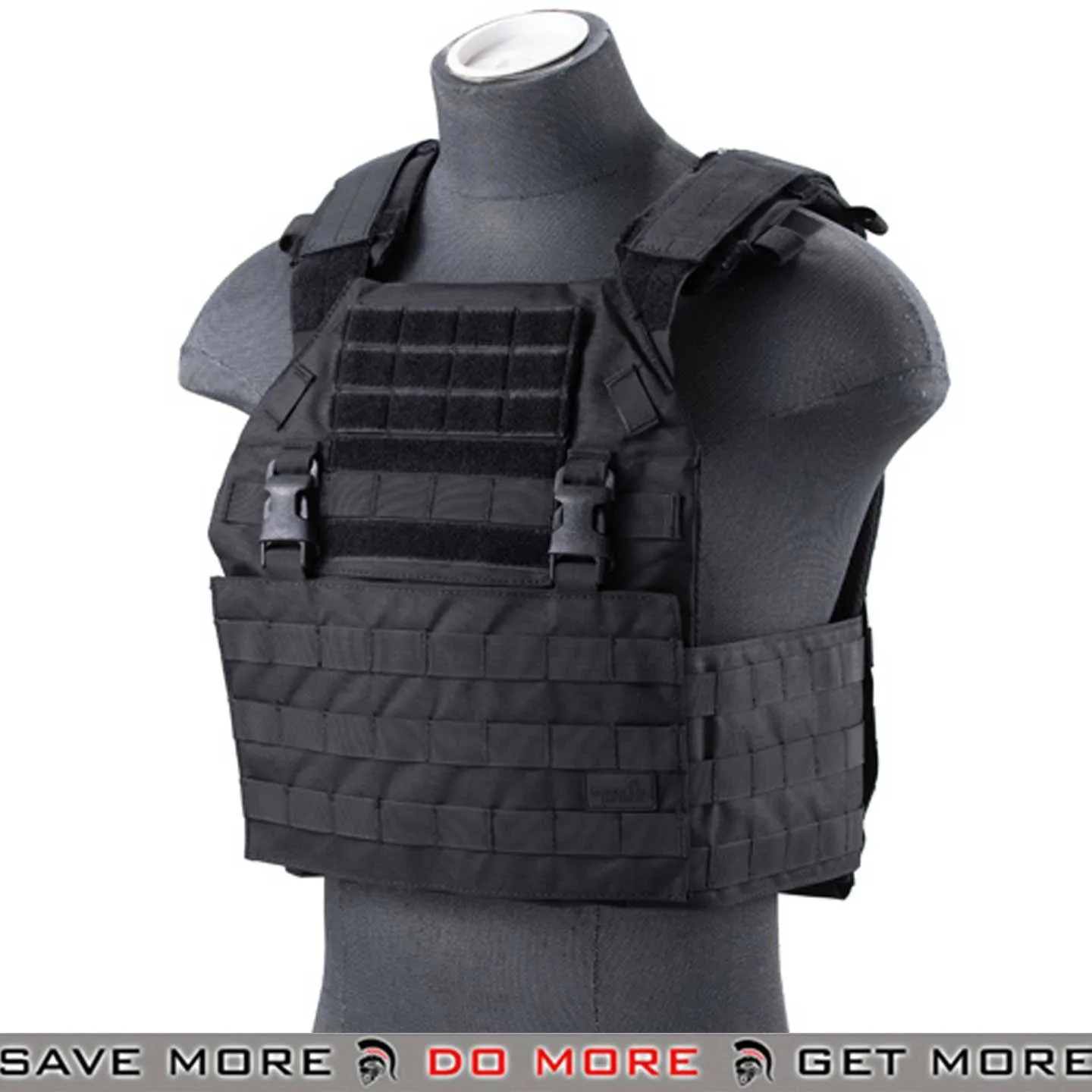 Lancer Tactical APC Style Airsoft Vest Tactical MOLLE Plate Carrier with Detachable Buckles Airsoft Tactical MOLLE Vest