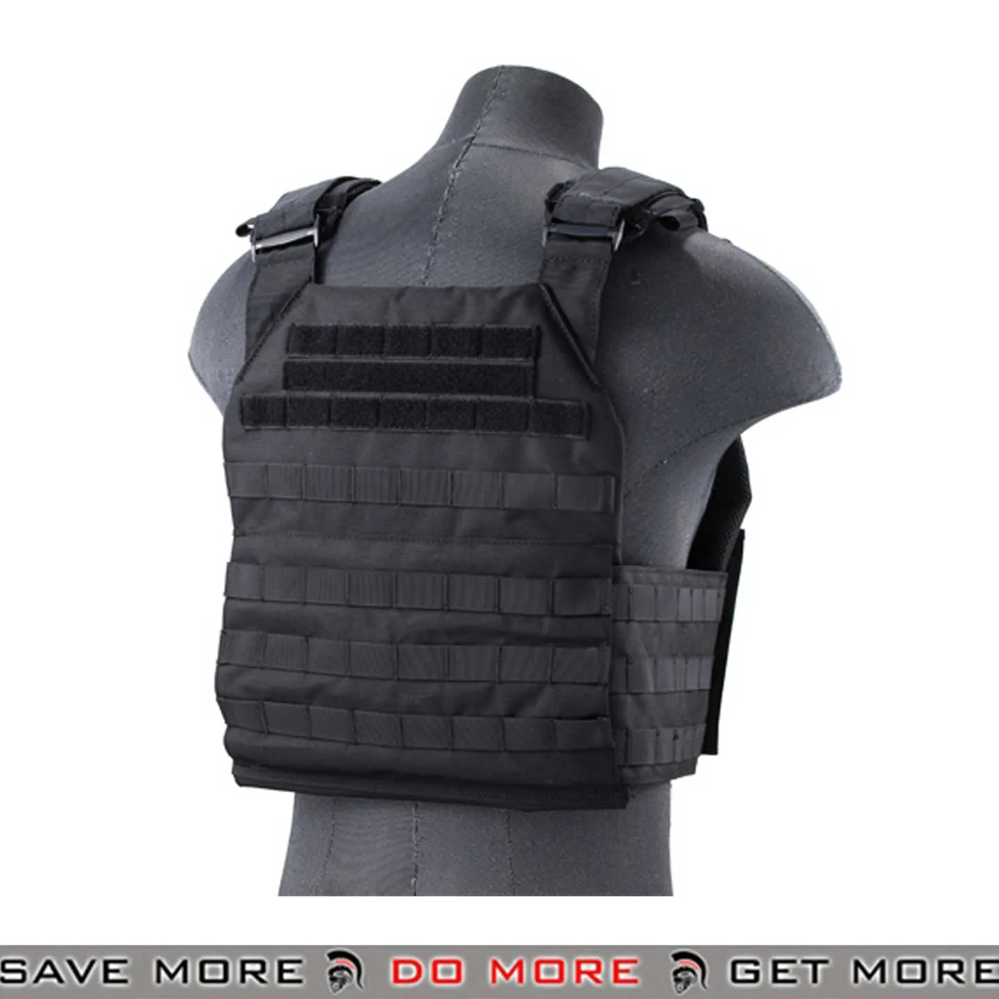 Lancer Tactical APC Style Airsoft Vest Tactical MOLLE Plate Carrier with Detachable Buckles Airsoft Tactical MOLLE Vest