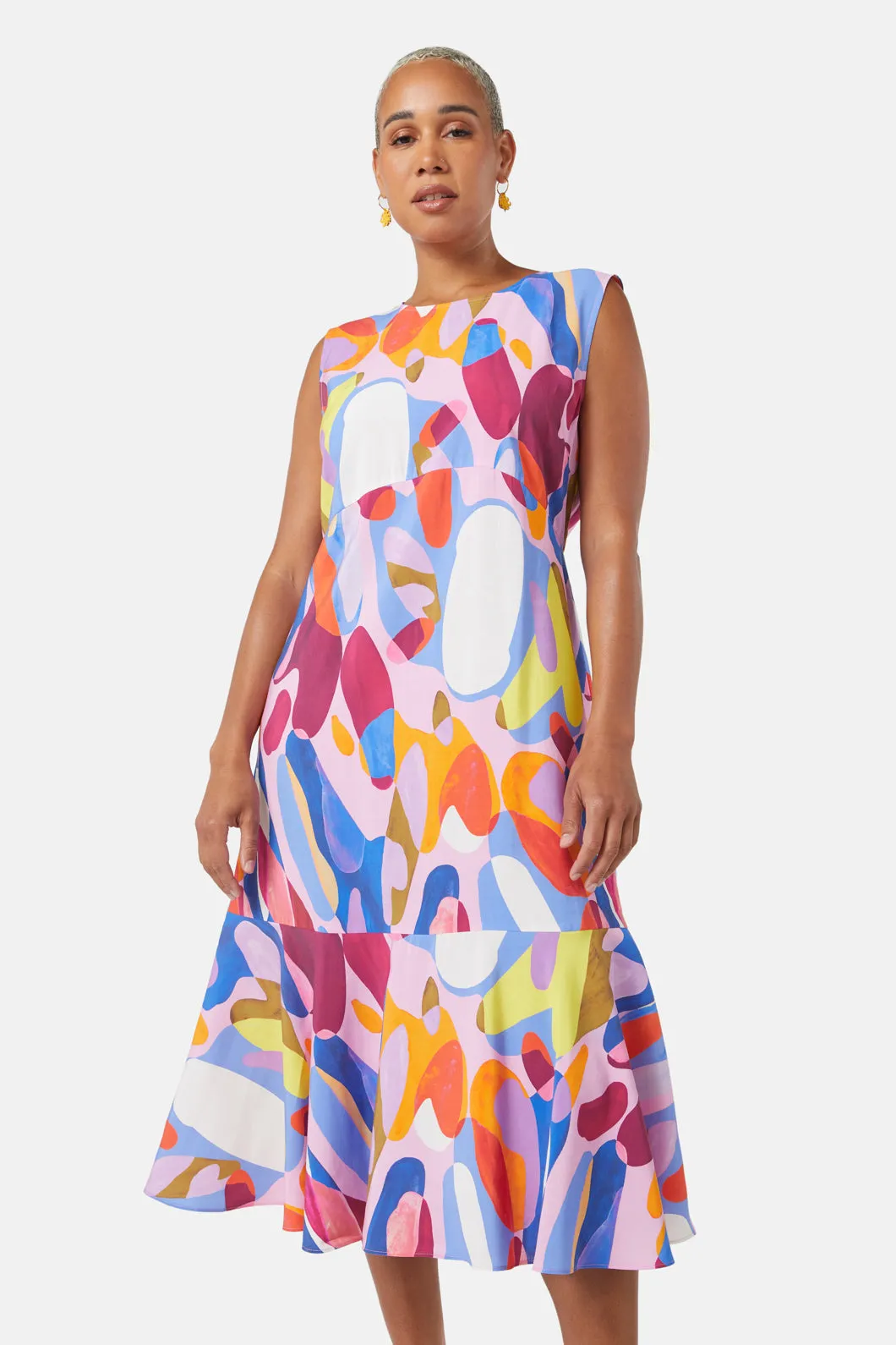 Lava Lamp Midi Dress