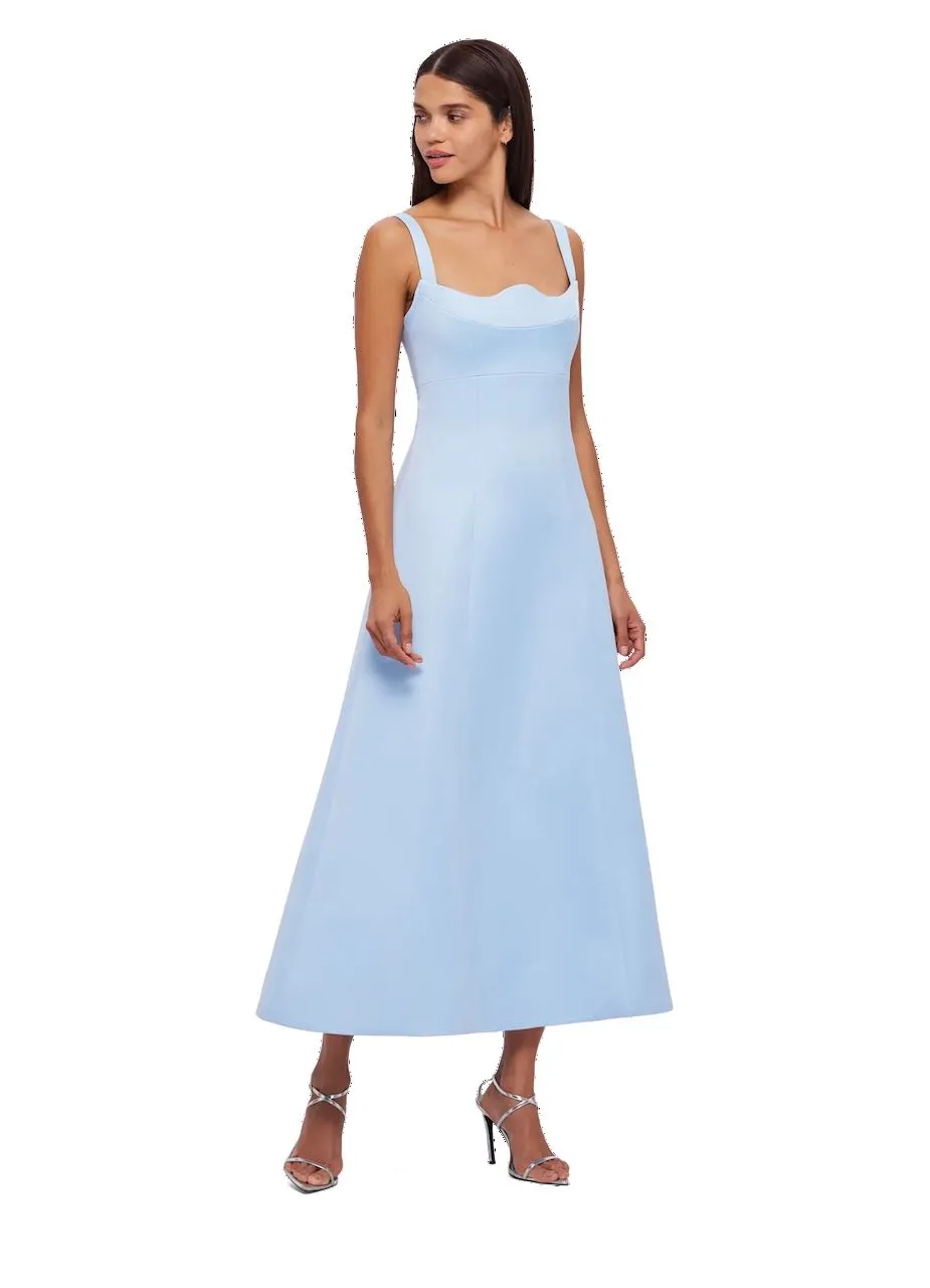 Leo Lin Odette Midi Dress - Sky Blue