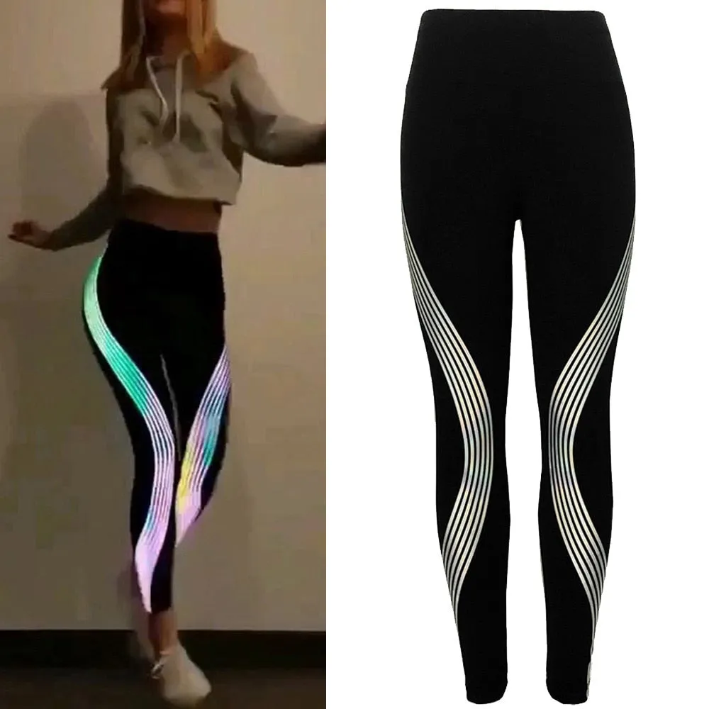 Luma Leggings – Rainbow Reflective Leggings