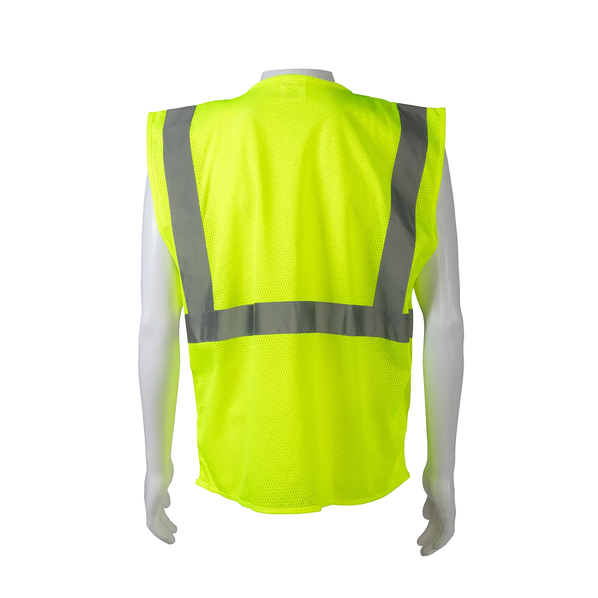 LVM24 LIME MESH 4-Pocket ANSI CLASS II Safety Vest