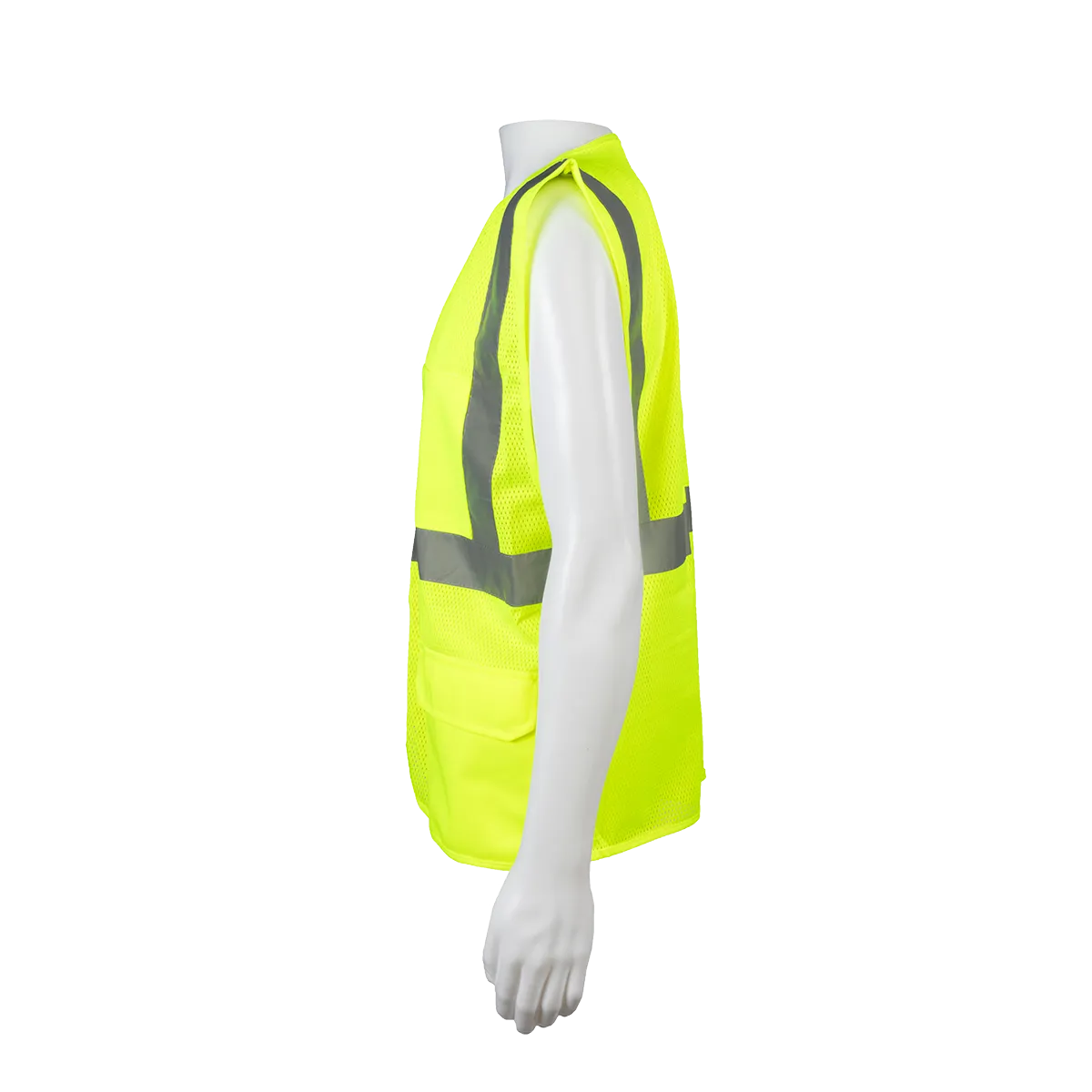 LVM24 LIME MESH 4-Pocket ANSI CLASS II Safety Vest