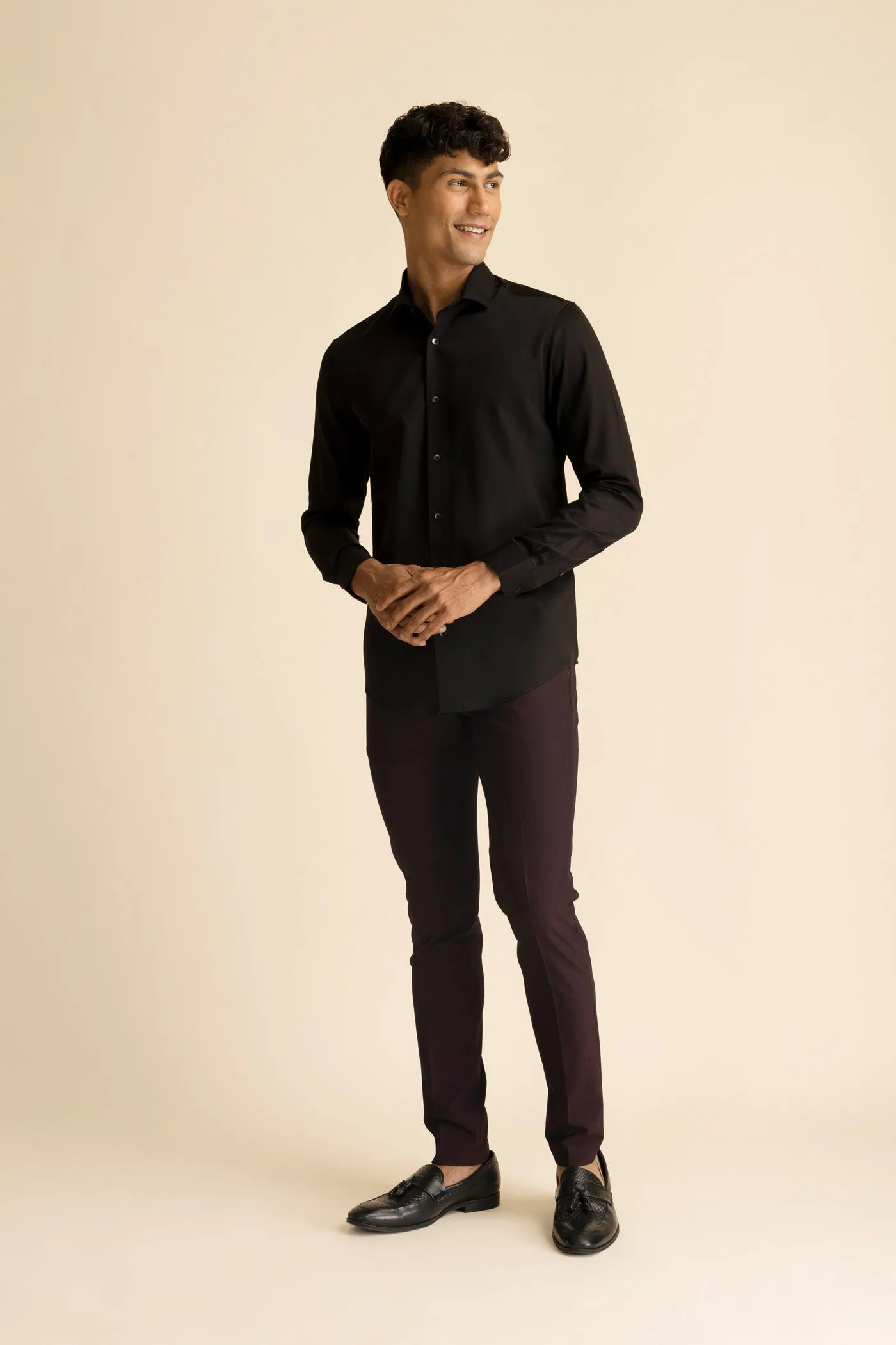 Maroon Formal Trousers