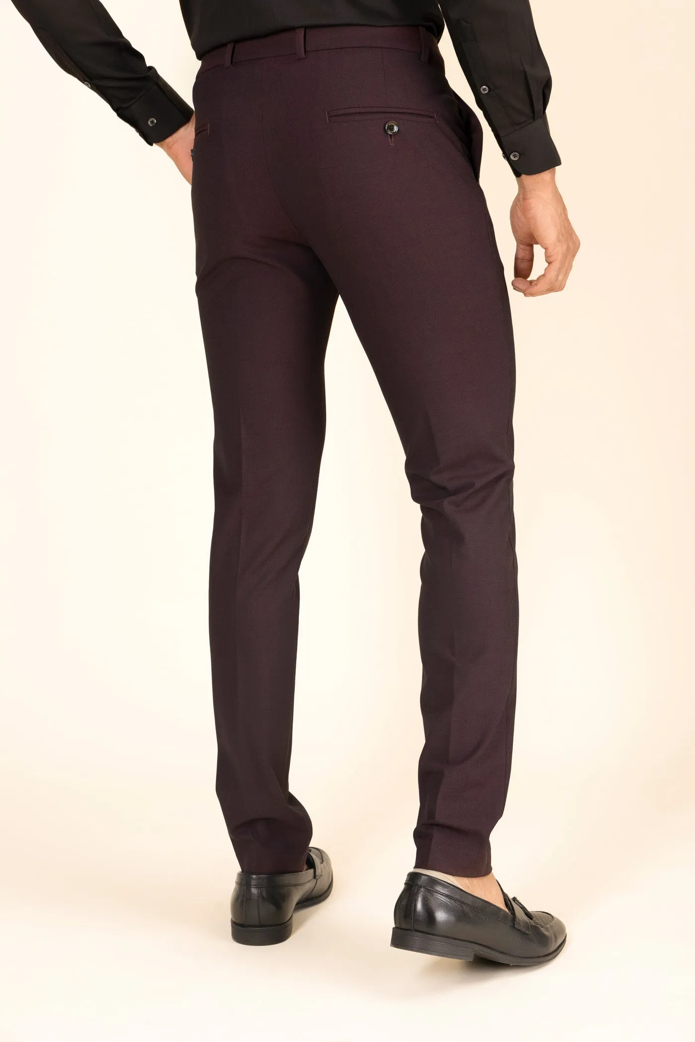 Maroon Formal Trousers