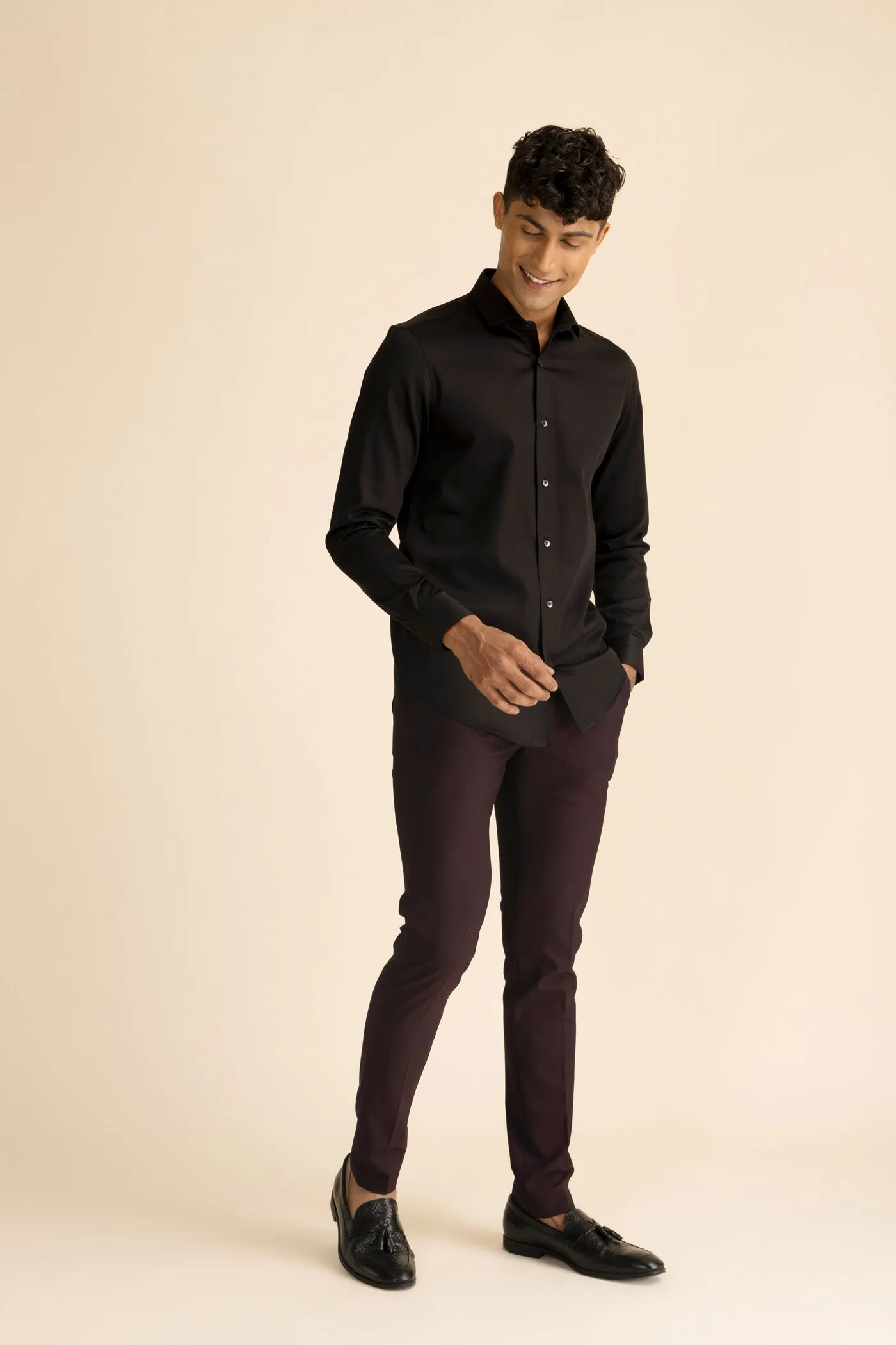 Maroon Formal Trousers