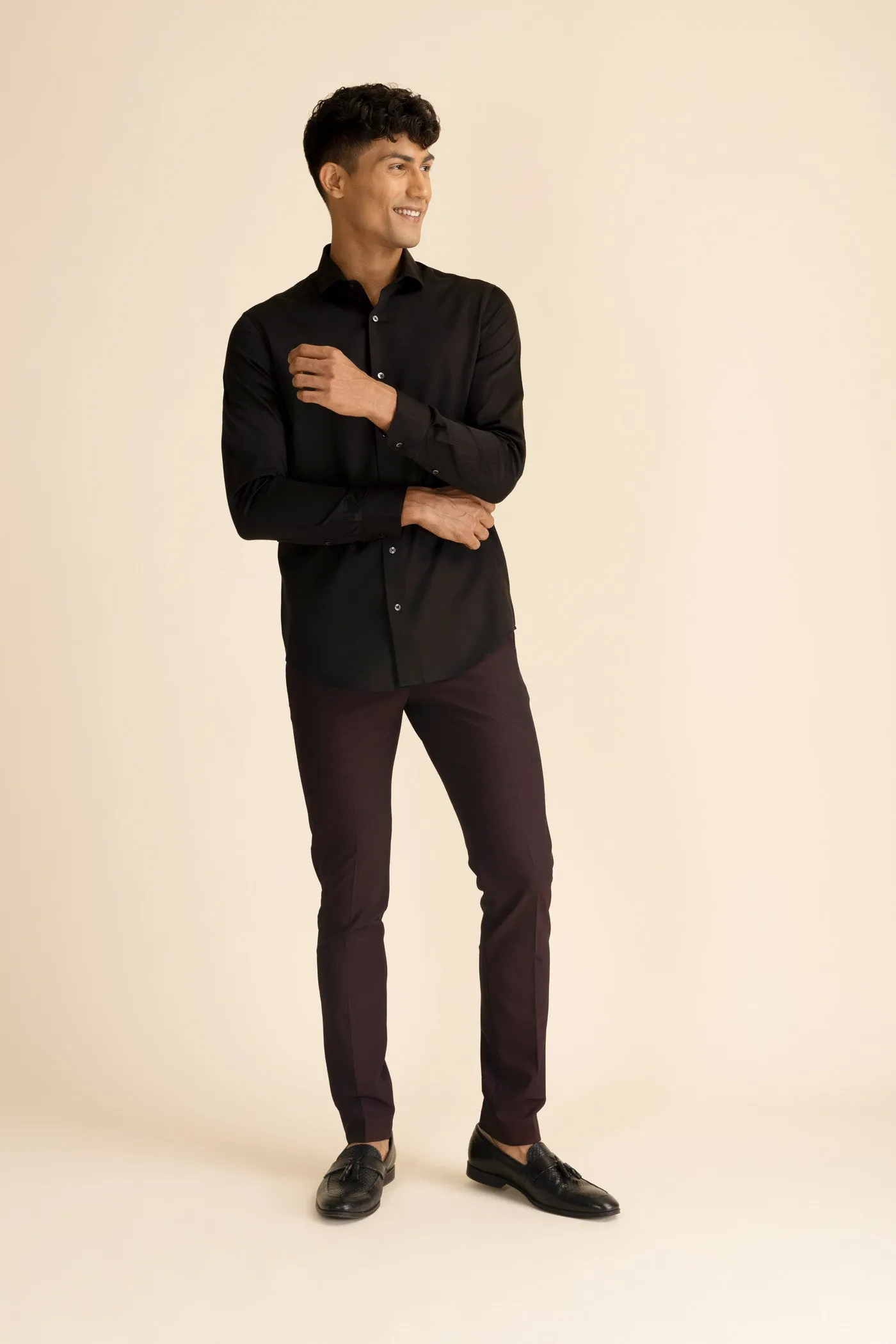 Maroon Formal Trousers