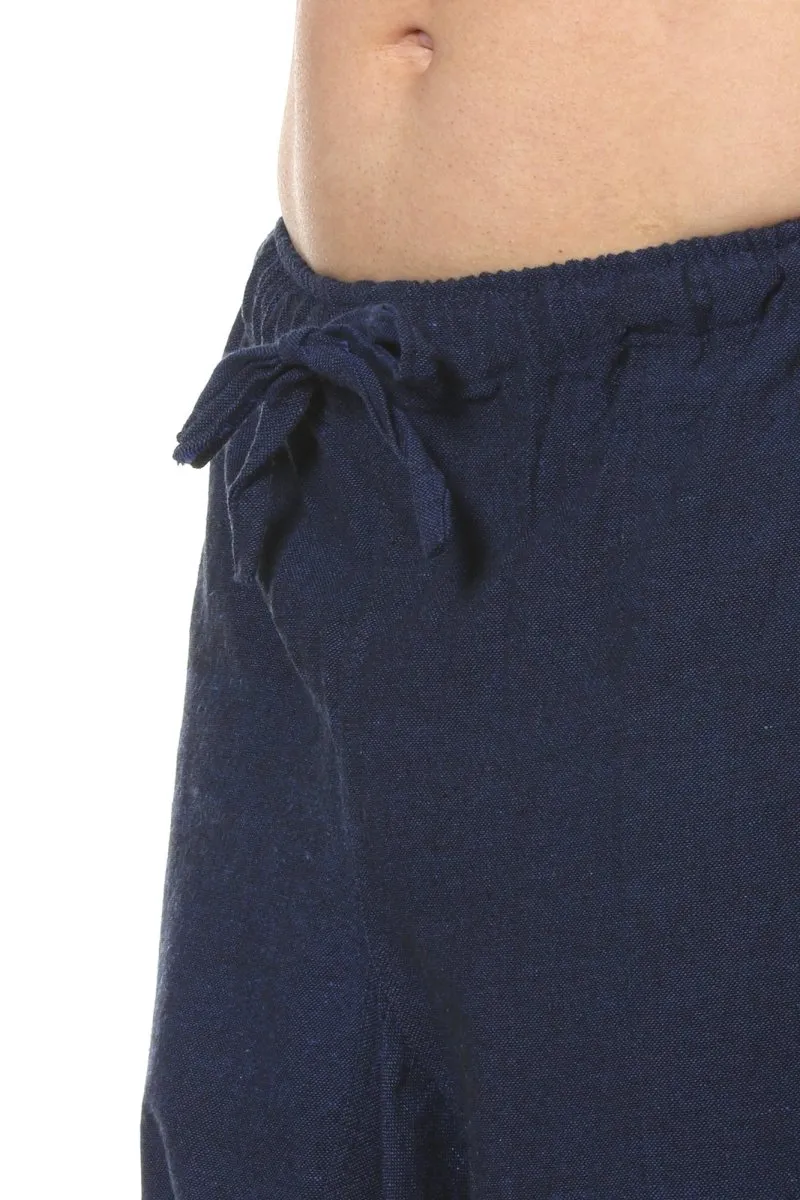 Men's Harem Pack of 2 | Dark Blue & Melange Grey | Fits Waist Sizes 28 to 36 Inches