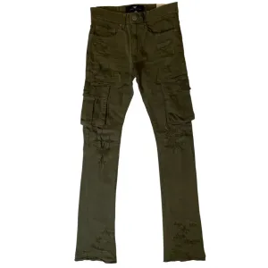 Men's Stacked With Cargo Pockets Pant