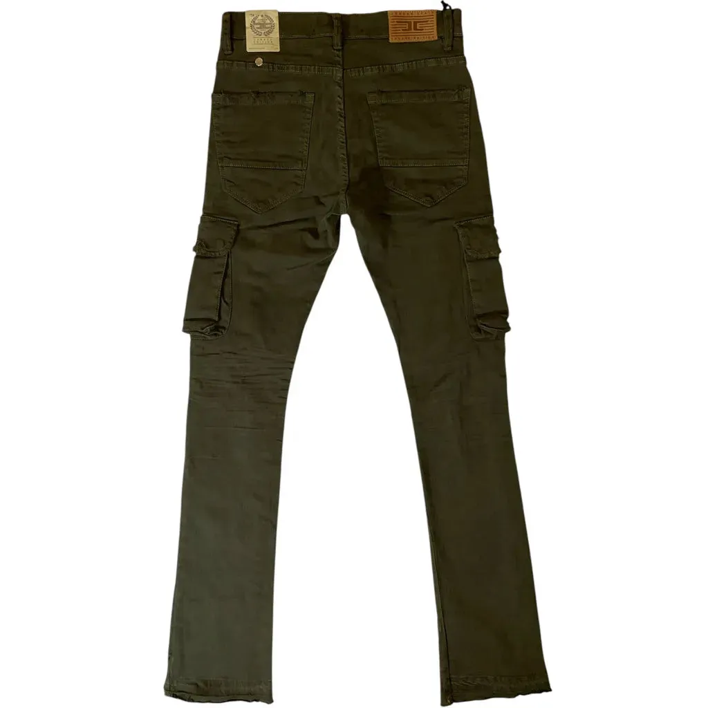 Men's Stacked With Cargo Pockets Pant