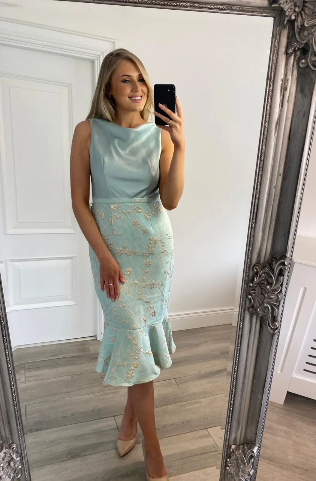 Miley Midi Dress (Mint)