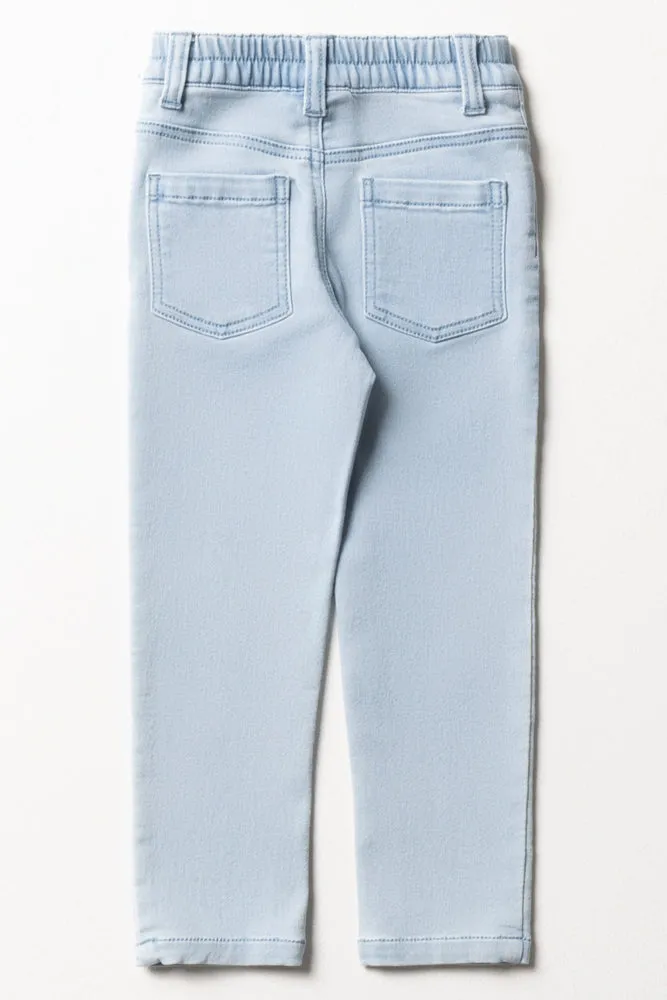 Minions Denim Jeans Light Blue