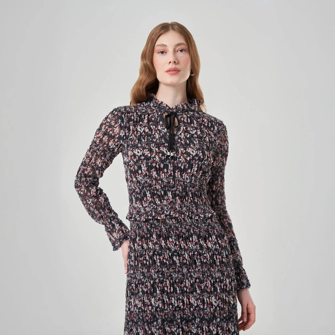 Mizalle Midi Dress Mix - Dress