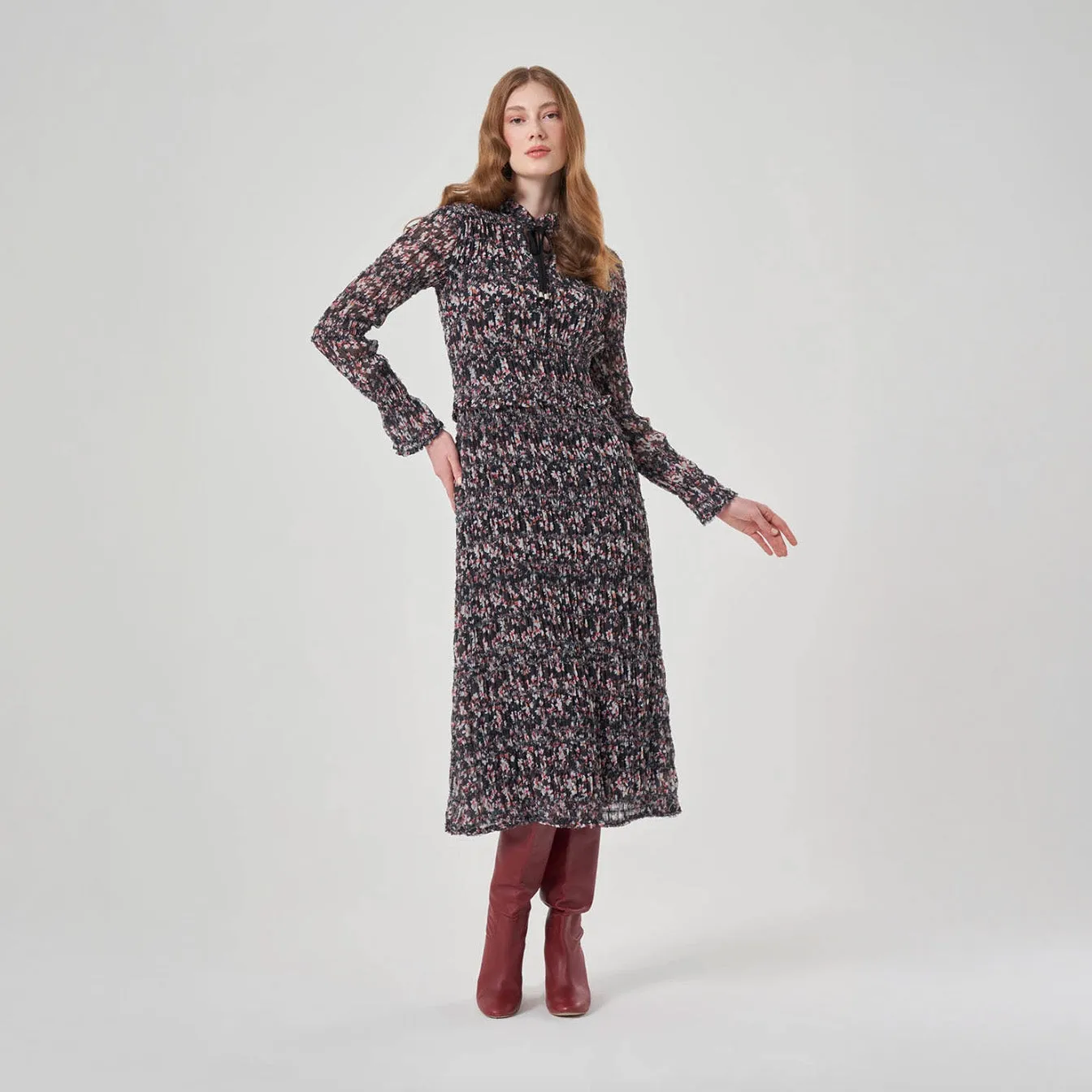 Mizalle Midi Dress Mix - Dress