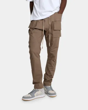 MNML Drop Crotch Cargo Pants Stone