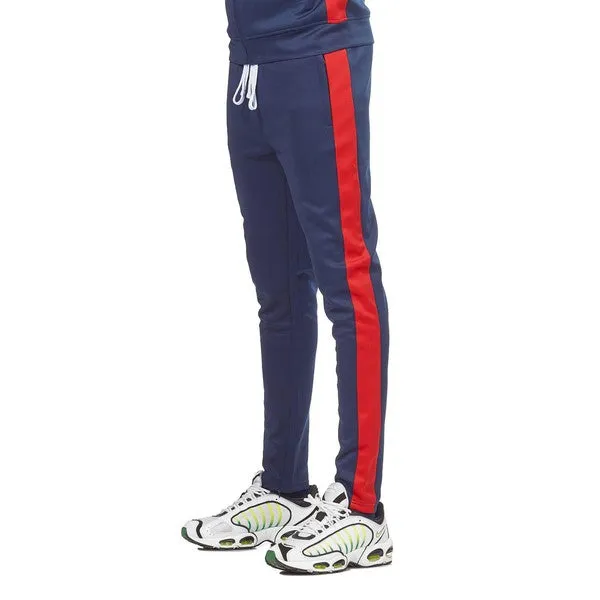 Navy/Red Men's Track Pants