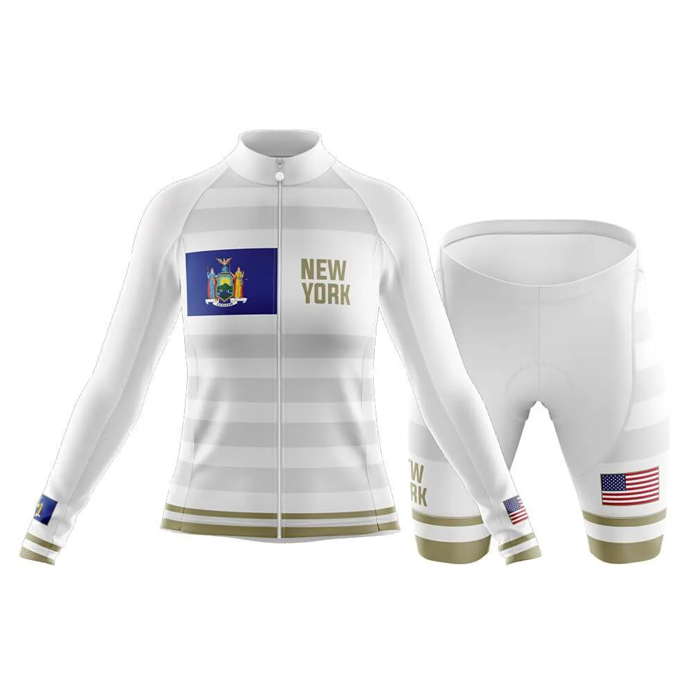 New York (BB Signature) (White) Club Cycling Kit