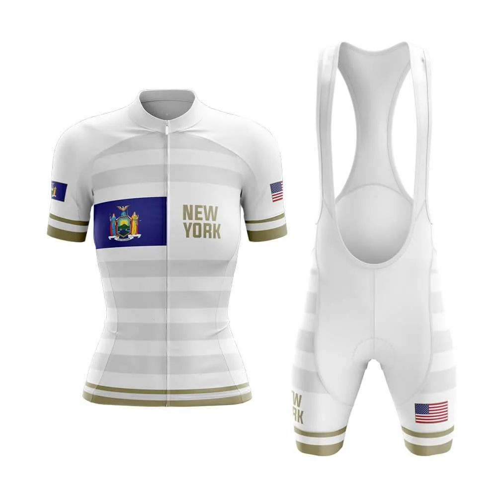 New York (BB Signature) (White) Club Cycling Kit