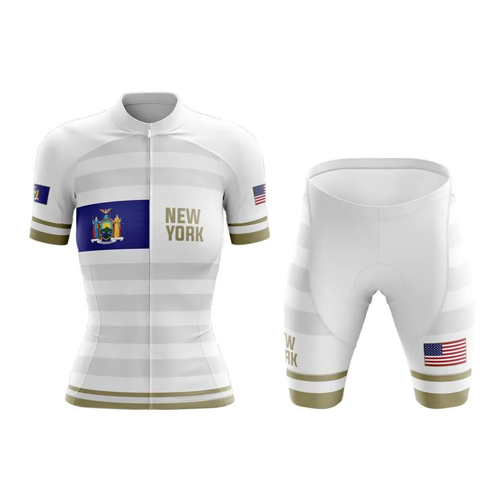 New York (BB Signature) (White) Club Cycling Kit