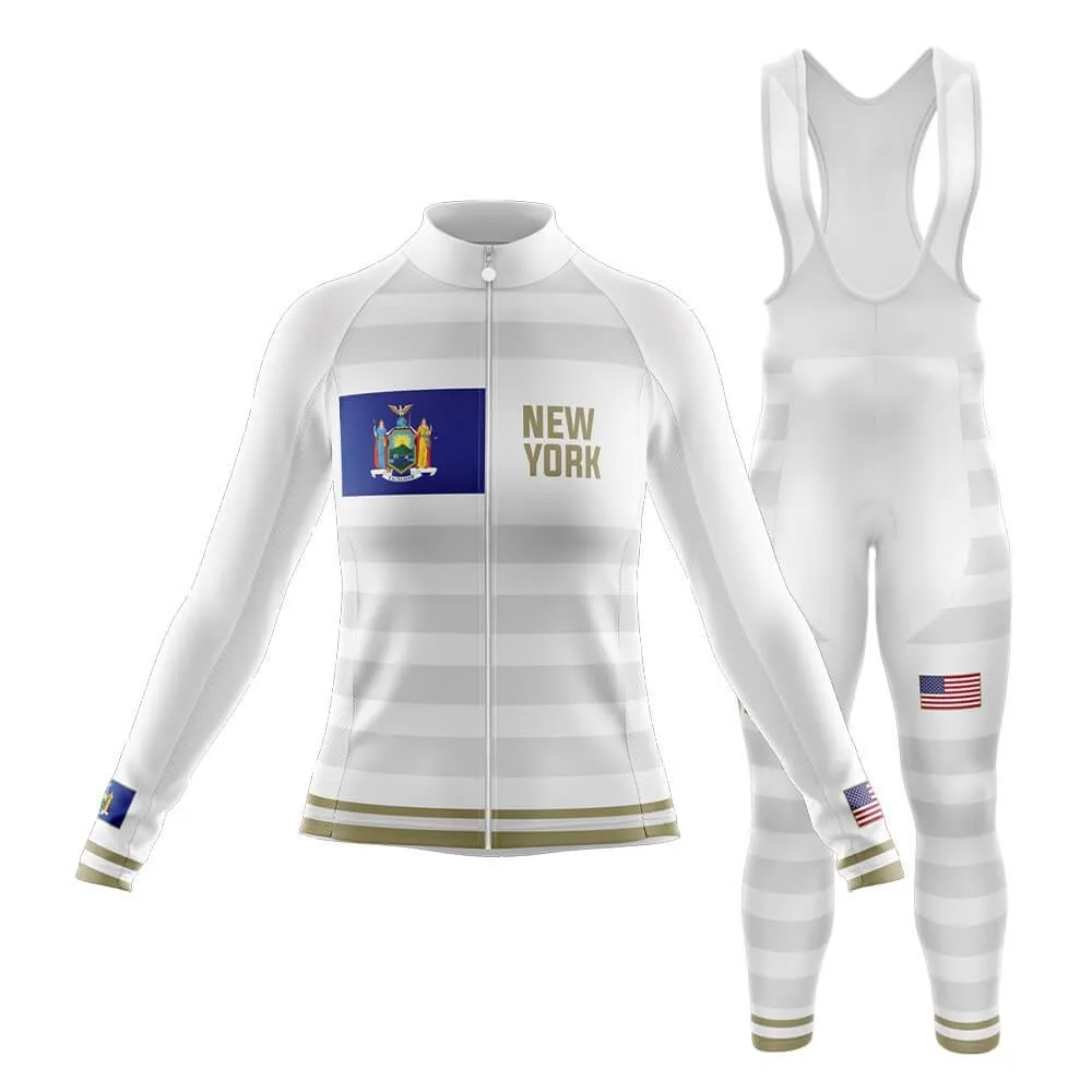 New York (BB Signature) (White) Club Cycling Kit