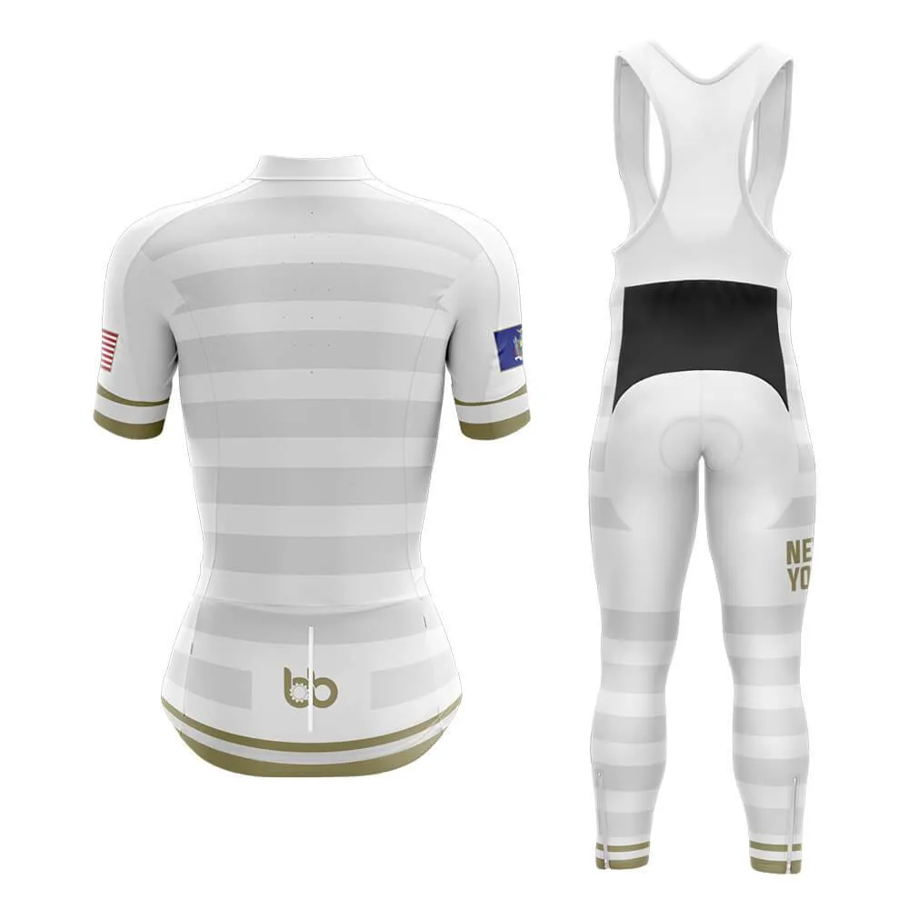 New York (BB Signature) (White) Club Cycling Kit