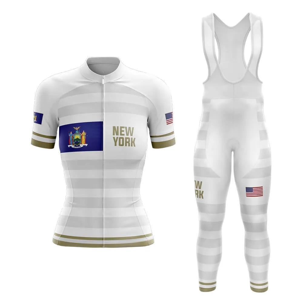 New York (BB Signature) (White) Club Cycling Kit