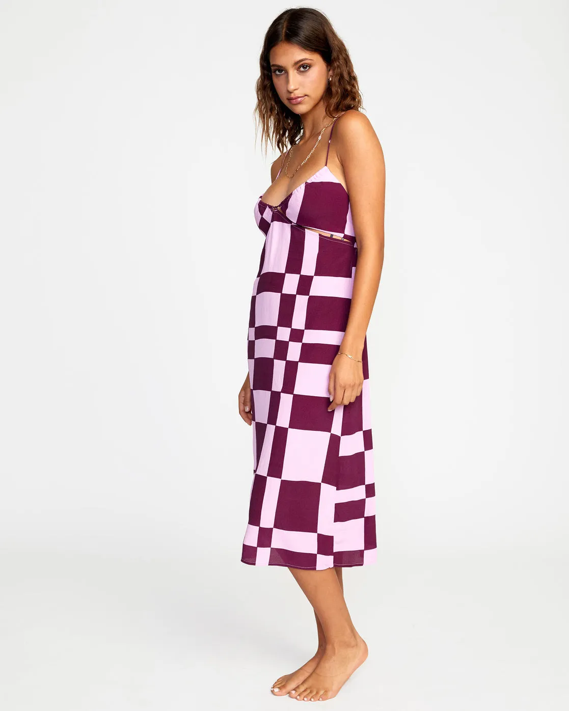 No Judgement Midi Dress - Orchid