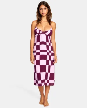 No Judgement Midi Dress - Orchid