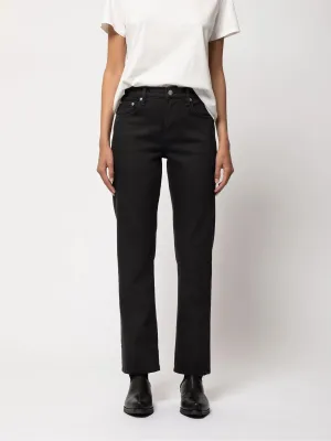 Nudie Jeans Straight Sally in Everblack