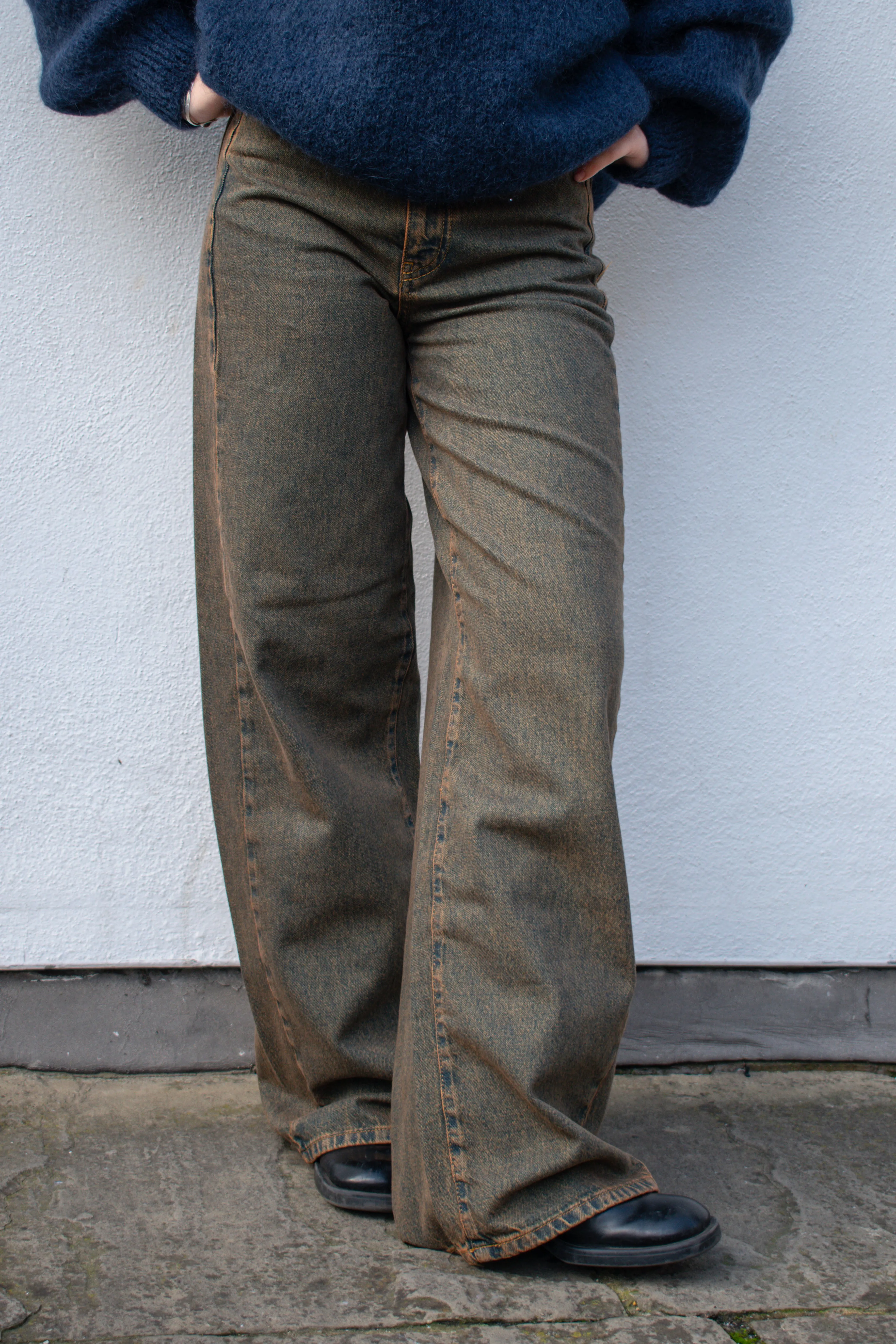 Numph Brooklyn Bronze Brown Jeans