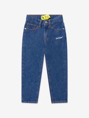 Off-White Boys Rubber Arrow Denim Jeans