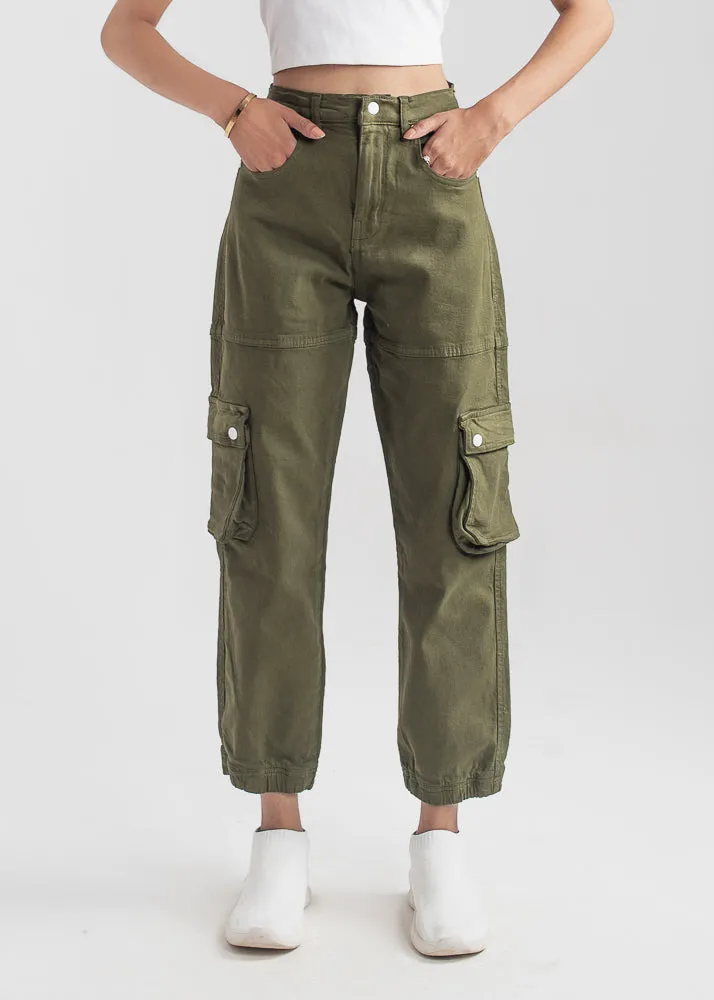 Olive Green Cargo Pants