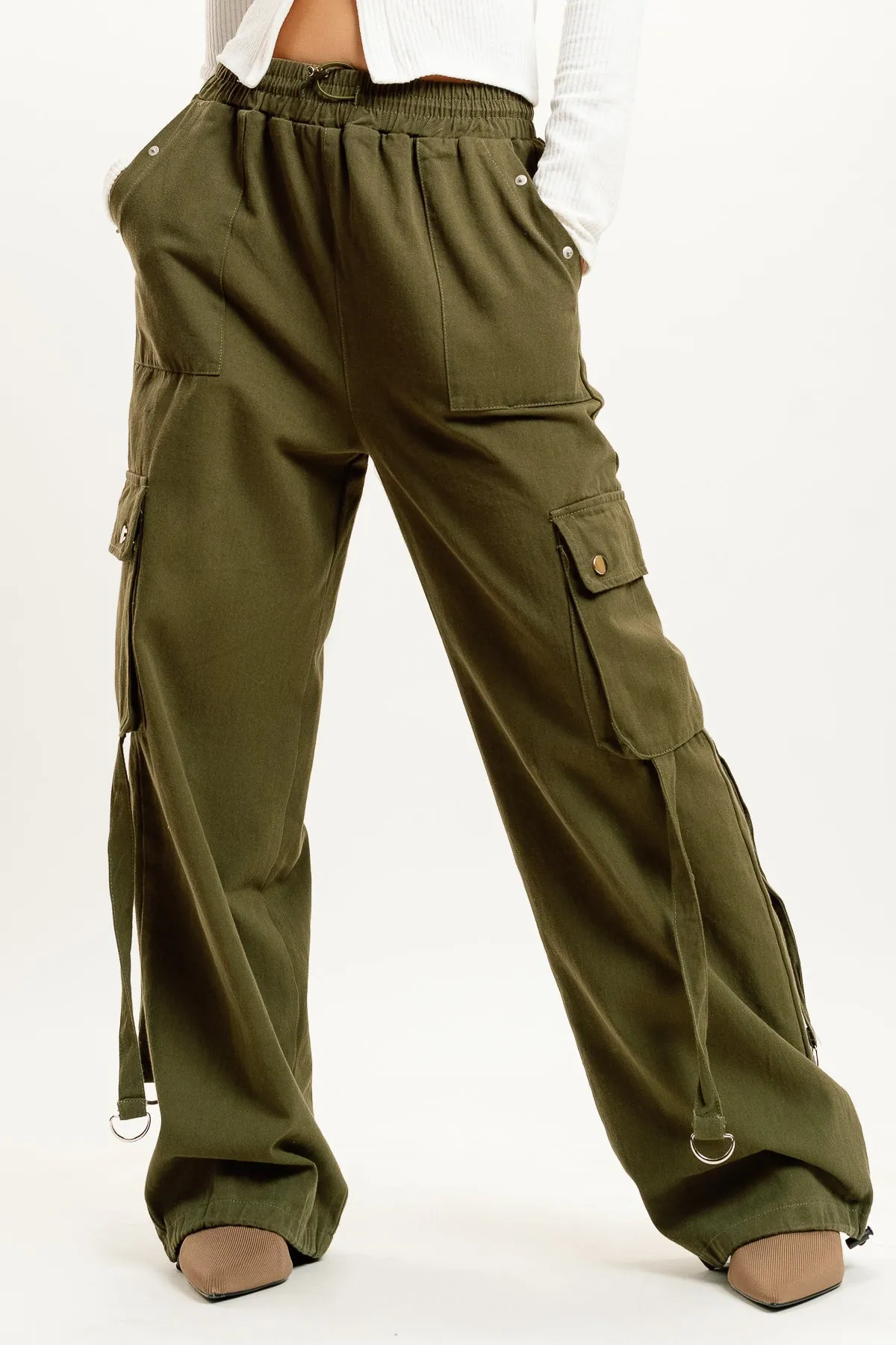 Olive Street Style Cargo Pant