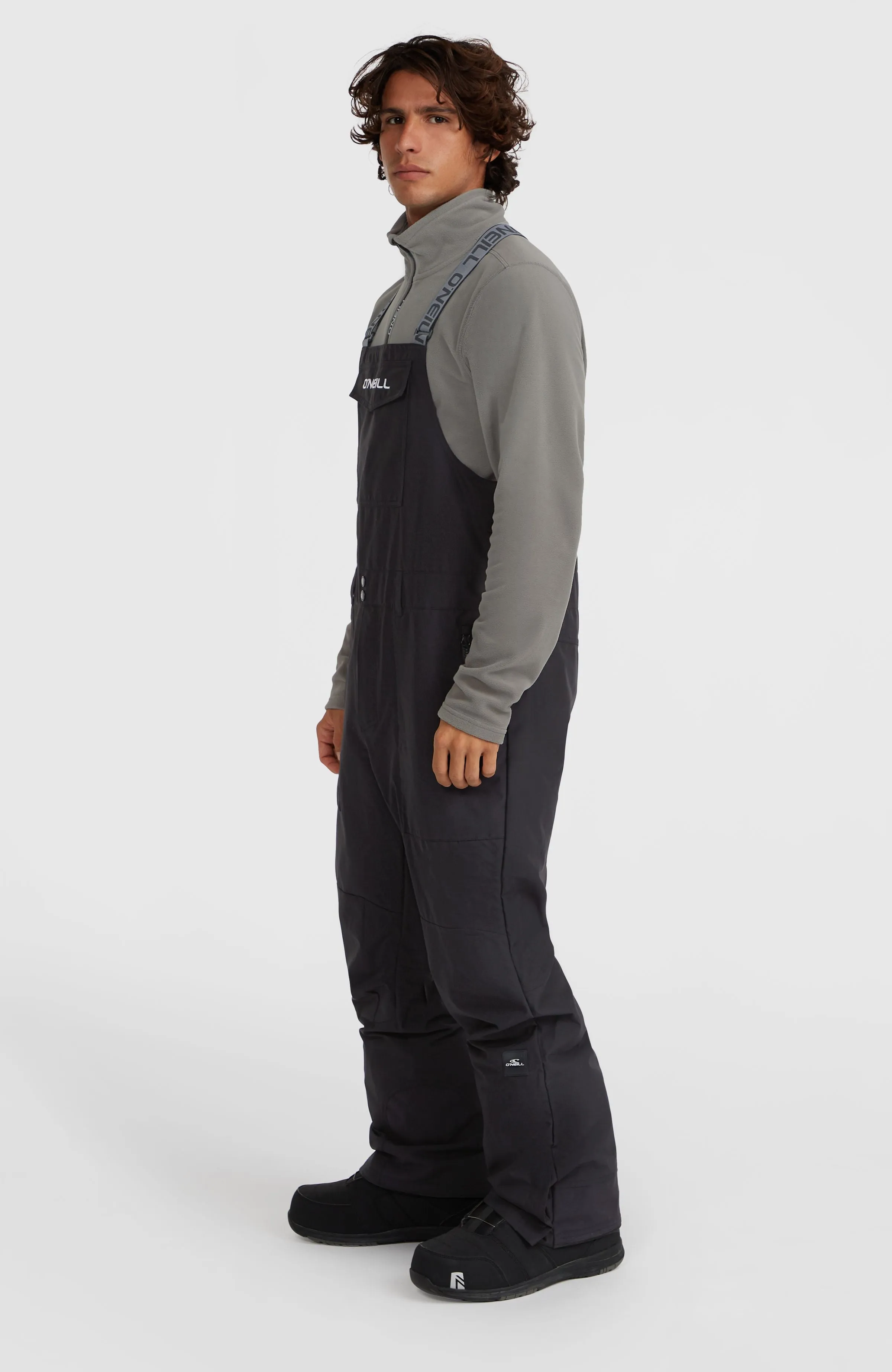 O'Riginals Bib Loose Snow Pants | Black Out