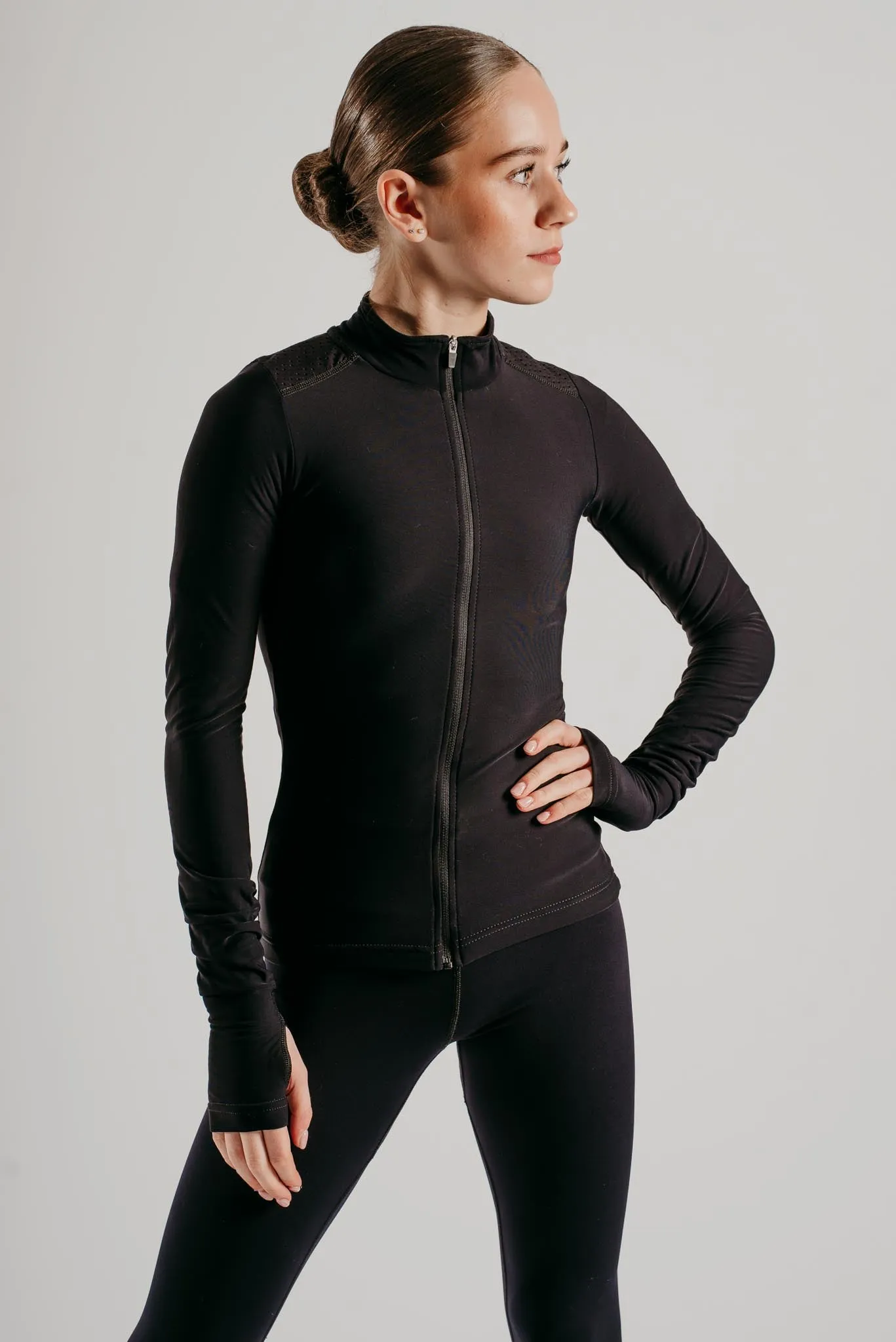 Phoenix Full Zip Base Layer Mesh Top