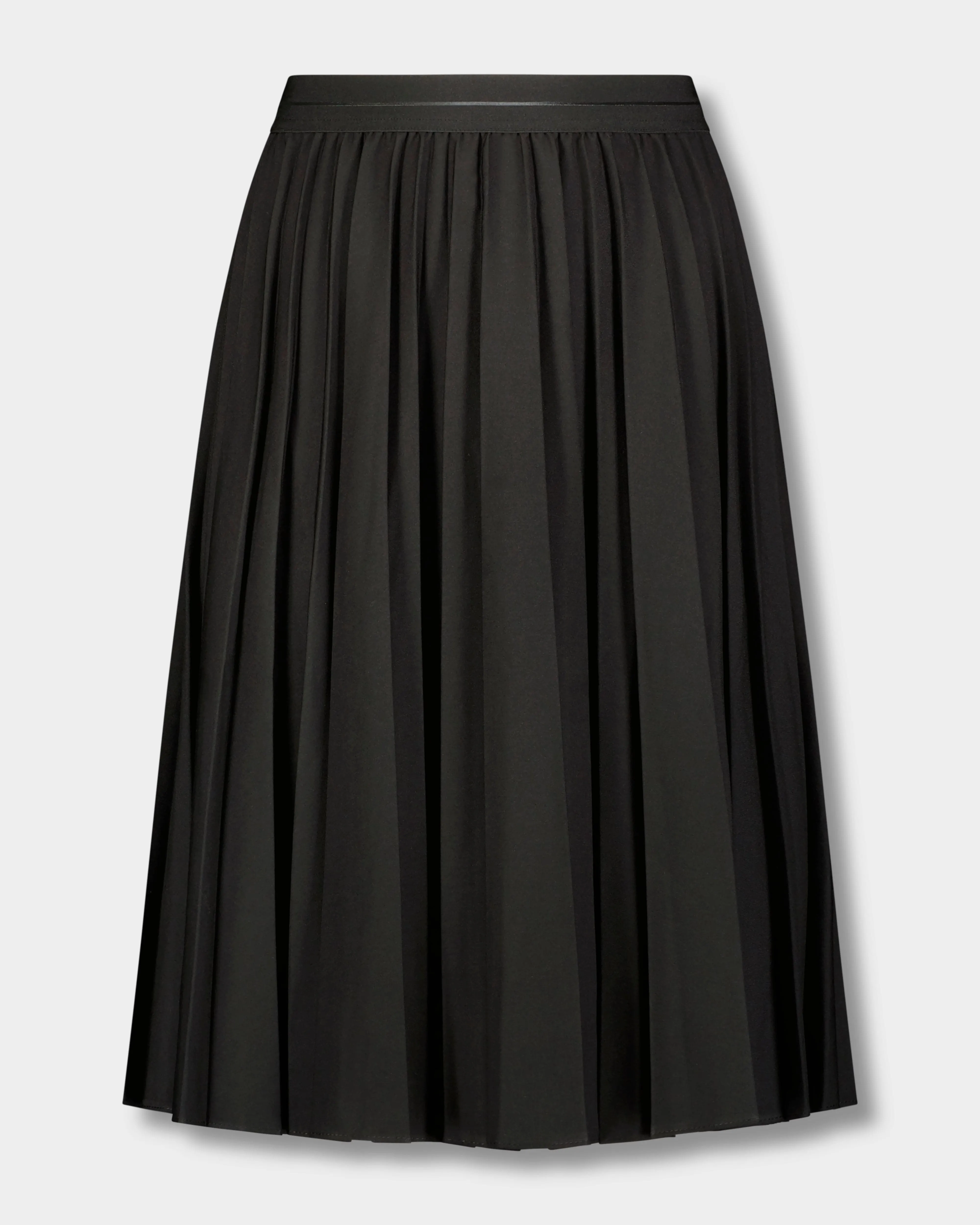 PLEATED SKIRT 27"- BLACK