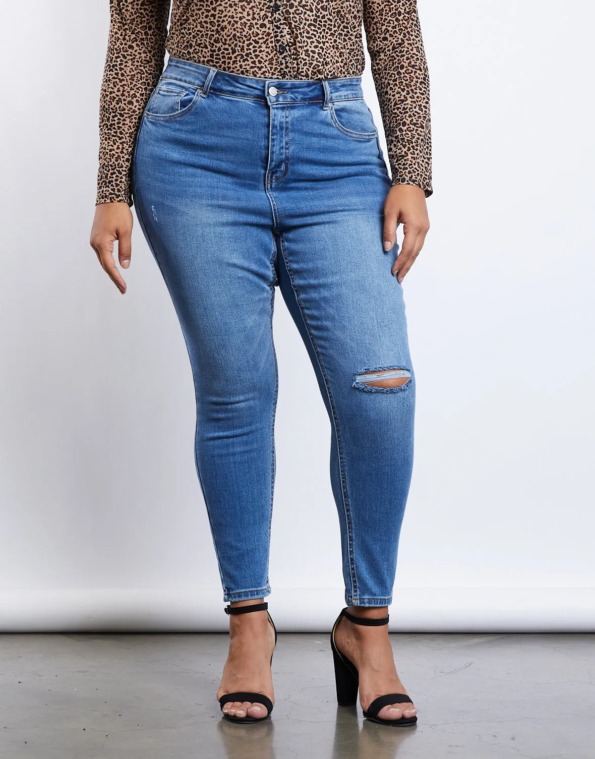 Plus Size Stella High Rise Skinny Jeans