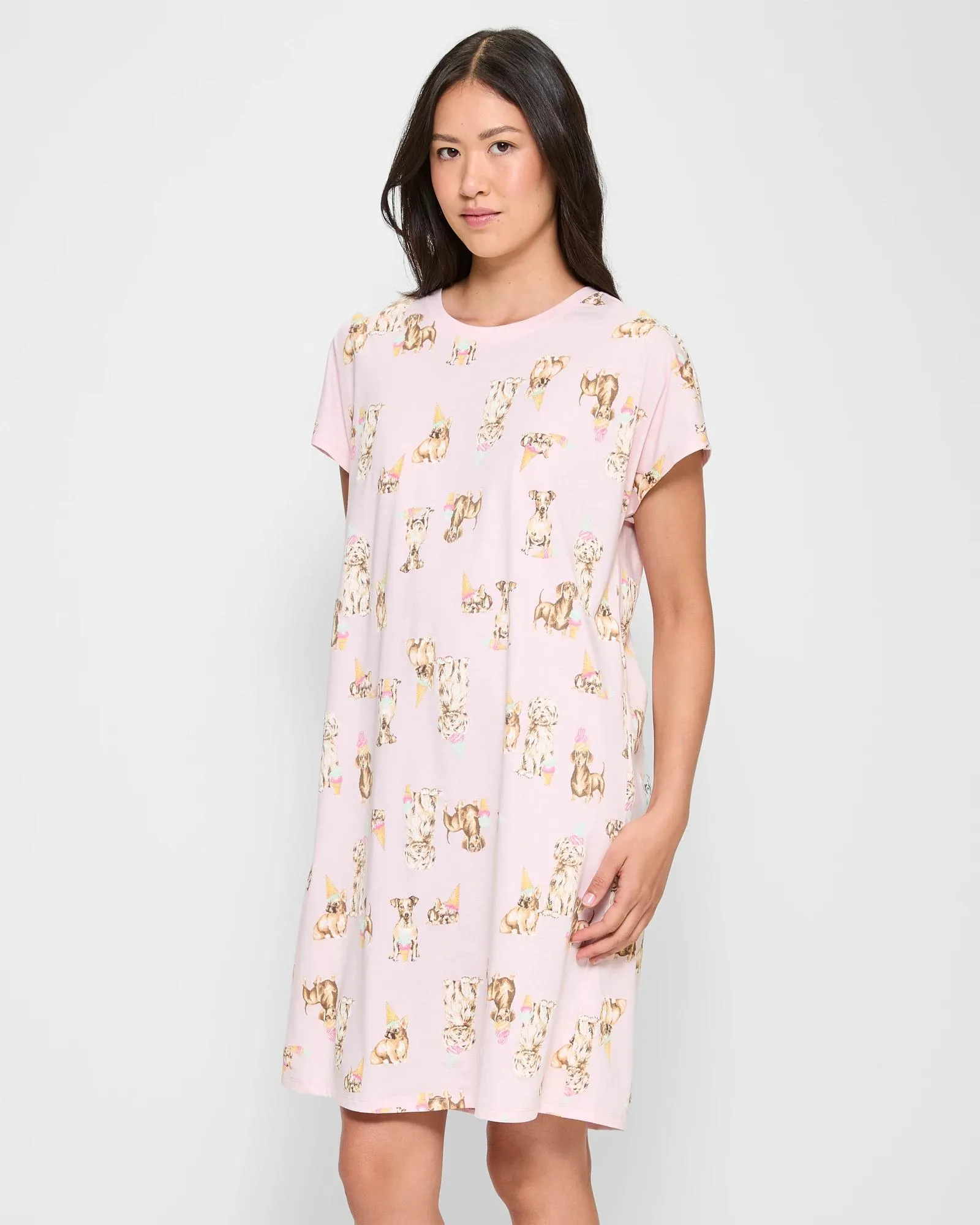 popular  Print Sleep T-Shirt Nightie