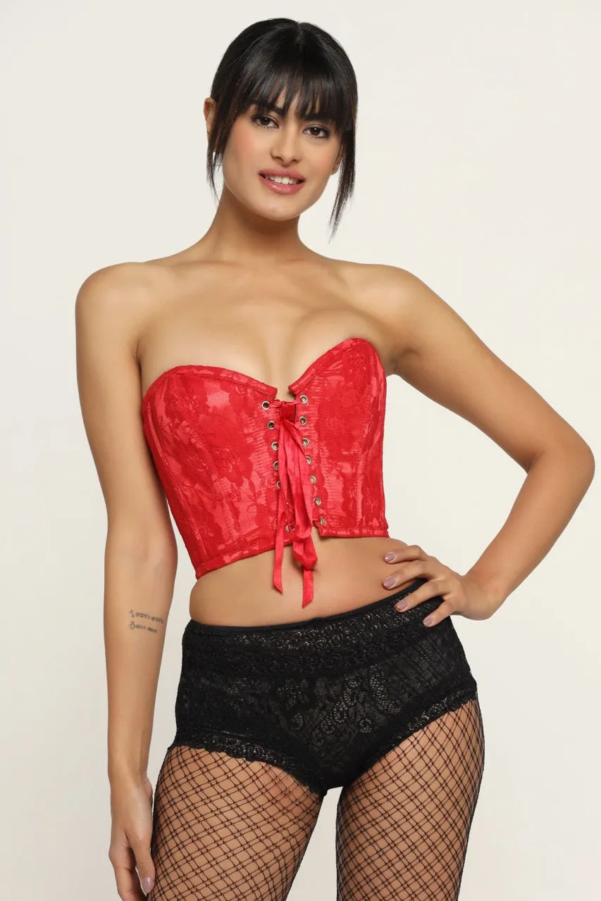 Red Corset Top